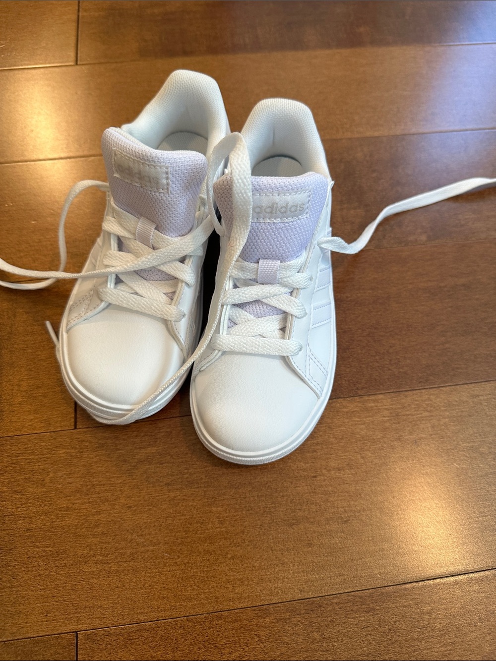 adidas Kids White Sneakers